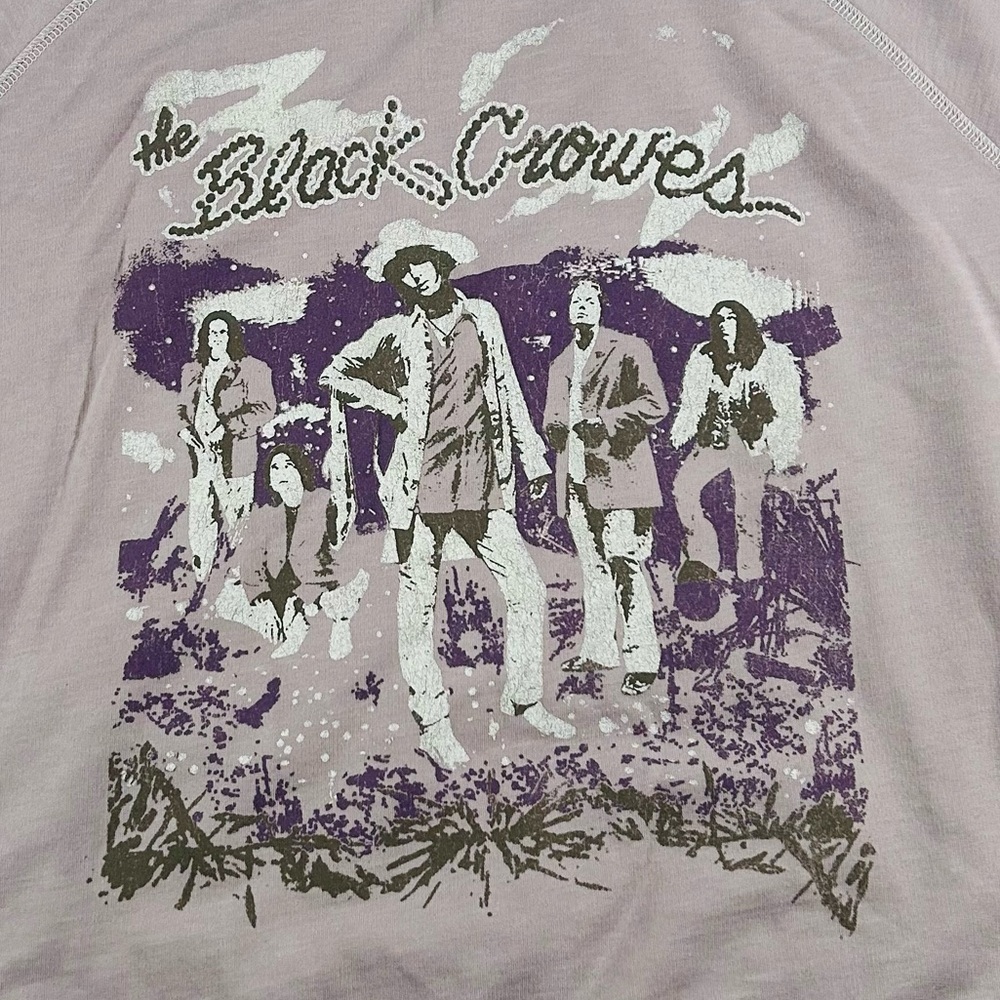 RECYCLED KARMA The Black Crowes Album Sweatshirt Lilac Small NWOT RK-46 - Picture 6 of 9